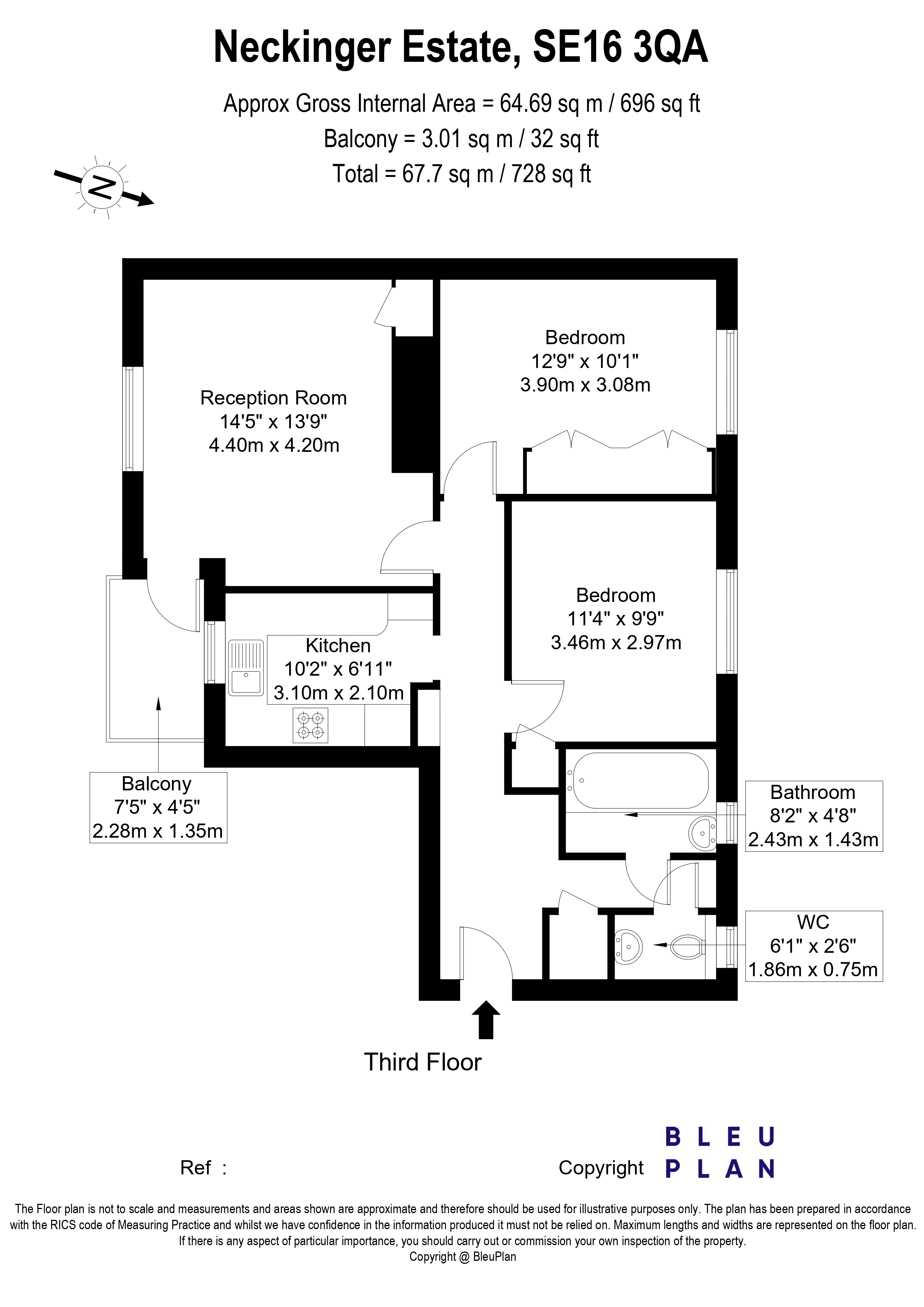 Neckinger Enid street  floorplan